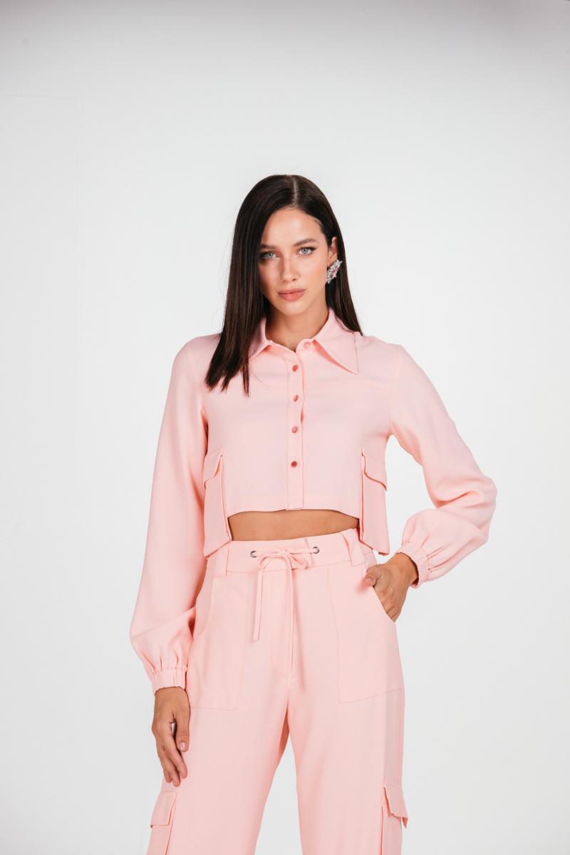 Camisa Lali - Peach